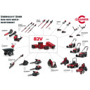 Akumulatora lapu pūtējs 82B20- 82V; 2401186 CRAMER