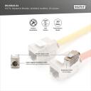 Digitus Keystone modulis DN-93615-24, 10 Gbit/s, 500 MHz, 1 ports, vairogots, bez instrumentiem, 24 gab.