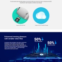 Ezviz H3 CS-H3 Āra 5MPX IP67 Viedā Mājas Wi-Fi Kamera MicroSD / Nakts Redzamība 30m Balta