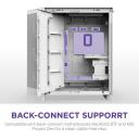 Nzxt Корпус компьютера H9 Flow CM-H92FW-01, 3x140мм передние вентиляторы, 1x120мм задний вентилятор, поддержка радиаторов 420мм