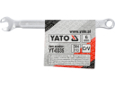 Kombinētā atslēga 6 mm / gredzens 10,5 mm / garums 110 mm Cr-V tērauds hromēta satīna apdare YT-0335 Yato