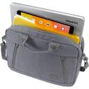 Case Logic Portatīvā datora soma Huxton Attache 14 3204651, 14", poliesters, grafīts, 2 priek&scaron;ējās kabatas, rāvējslēdzējs