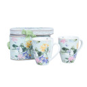 Krūzes MIA FLORA H10,5cm 340ml 2gab dāvanu kastītē 85442