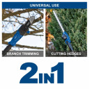 2in1 Oksasaag/Elupuukse 175 mm, Scheppach, 5912404900, 20V, 5,9 kg, 203 mm liug, 100 ml &otilde;litank