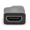 Digitus USB adapteris AK-300450-000-S, 4K30Hz, USB-C vīrie&scaron;u, HDMI-A sievie&scaron;u, melns