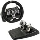 Logitech Игровое колесо G920 941-000124, черное, 16 кнопок, USB 2.0, Xbox One, PC, Force Feedback, подставка для педалей