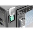 Digitus Ratiņi DN-45007, 16 porti, USB-C, melns, 2 bremzes, 4 riteņi