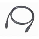 Gembird Optiline kaabel TOSLINK- TOSLINK CC-OPT-7.5M, 7.5m, must, TOSLINK S/PDIF Male, TOSLINK S/PDIF Male