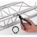 Circlip pliers 150mm, KREATOR, KRT605105, 4 interchangeable jaws