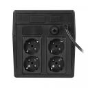 Rebel UPS MICROPOWER OFFLINE 1000 KOM0553, 1000 VA, 600 W, 12 V, 7 Ah, 2 akut, 4 x C/F t&uuml;&uuml;pi v&auml;ljundporti