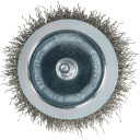 Kausveida birste 75mm, 1/4" HEX gofrēti tērauda sari D-76582 MAKITA