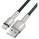 Baseus USB kaabel Lightning CALJK-A06, 1m, 2.4A, 480Mbps, roheline, kvaliteetsed materjalid