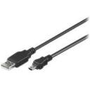 Goobay USB 2.0 Hi-Speed kabelis 50767, 1,8 m, 0,04 kg, 2x, 480 Mb/s, USB 2.0 A vīrietis, mini B vīrietis