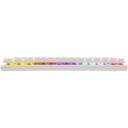 White Shark Klaviatūra WAKIZASHI-2-US-W-RED.SW, 64 taustiņi, 1.5m, USB, mehāniskā, RGB apgaismojums, vadu, sarkanie slēdži