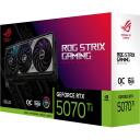 Asus Video karte ROG-STRIX-RTX5070TIO16G-GAMING 16GB GDDR7, PCIe 5.0, 7680 x 4320, 3 ventilatori, RGB apgaismojums