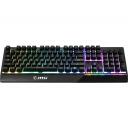 MSI Klaviatuur VIGORGK30US, RGB LED taustvalgus, 6-klahviline rollover, USB, must, 1.8 m kaabel, QWERTY