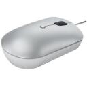 Lenovo kompakti pelė 540 GY51D20877, 1.8m, 4 mygtukai, 2400 dpi, optinė, USB-C, pilka
