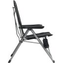 Outwell Campo Recliner 470493, 125kg, 3 positsiooni, must v&auml;rv, terasraam