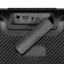 Nešiojamas Bluetooth garsiakalbis 24 W galios su IPX5 atsparumu vandeniui TWS FM radiju USB ir dinaminiu RGB apšvietimu PS-360 Juodas SV-021740 SVEN