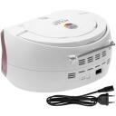 Adler CD/MP3 atskaņotājs AD 1181wc, 215mm, 240mm, 121mm, 2x2W, 1xAUX, 1xUSB, 4xAkumulators, FM 87.5-108MHz