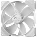Fractal Design Kaste ventilators AL-18 FD-FAN-PRI-AL18-PWM-WT, 180 mm, 249.56 m3/h, 14.9-37.4 dBA, PWM kontrole, RGB apgaismojums