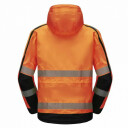 Augstas redzamības ziemas jaka, oranža/tum&scaron;i zila, M, Pesso, 8000mm, 100% poliesteris, EN ISO 20741
