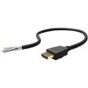 Goobay HDMI uz HDMI 41083, 1.5 m, 8K atbalsts, apaļ&scaron;, 19 pin HDMI Type A, 0.089 kg