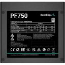 Deepcool Toiteplokk R-PF750D-HA0B-EU, 750 W, 80 PLUS, 12 cm ventilaator, 2 x 6+2 Pin PCI-E, 20+4 Pin emaplaadi &uuml;hendus