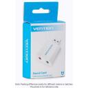 Vention helikaart VAB-S13, USB, 2.1 kanalit, 16 bitti, 3.5 mm k&otilde;rvaklappide v&auml;ljund, h&otilde;bedane