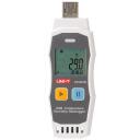 Uni-T UT330TH, Digitālais termohigrometrs, 64 000 ieraksti, -30&deg;C līdz 70&deg;C, 0-99.9% RH, LED trauksmes, USB