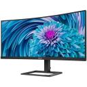 Philips UltraWide LCD monitor 346E2CUAE/00, 3440 x 1440, 100 Hz, 4 ms, 300 cd/m&sup2;, 1 x HDMI, 1 x USB-C, 1 x USB-B, 4 x USB-A