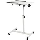 Maclean mobiilne laud/kannettava arvuti alus, MC-121 W, 59-89cm, 30kg, k&otilde;rguse reguleerimine, kallutamise reguleerimine