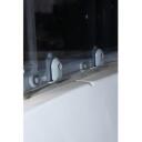 Baltic Aqua Du&scaron;as kabīne RENNE-D 9122549, 900mm, 900mm, 2150mm, pusapaļa, hidromasāža