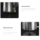 Electric kettle 2200W 1.7L double-wall design Strix thermostat auto power-off dry-boil protection AEK0003 Aeno