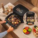 Cecotec Dubultais karstā gaisa friteris Cecofry&Grill Smokin'Prime 11000 A01_EU01_101139, 2800 W, 11 L, melns, 10 programmas