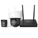 IKS-2044PH Easylink Wi-Fi 6 Bezvadu Video Komplekts 4MP Bullet + PT Dome Kamera + WiFi NVS HiLook IKS-2044PH-PH/W