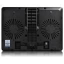 Deepcool U-Pal s&uuml;learvuti alus, DP-N214A5-UPAL, 2x140mm, 1000 RPM, 92.22 cfm, USB 3.0, must