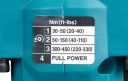 XGT&reg; Akumulatora trieciena uzgriežņu atslēga MAKITA TW011GZ 40V 1500Nm 3/4"
