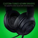 Razer Kraken X Lite austiņas, RZ04-02950100-R381, 3,5mm, 7.1 kanālu, 32&Omega;, 244g, slēdzis, trok&scaron;ņu izolācija