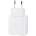 Samsung Adapteris EP-T4511XWEGEU, 45W, USB Type-C, balta krās., 100-240V, 5V, 9V, 15V, 20V, 1.80m vads, dro&scaron;ība