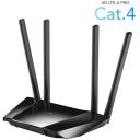 Cudy mar&scaron;rutētājs LT400 N300 4G LTE SIM LT400_EU, 300Mbps, 4 x augsts pastiprinājums, 4G/Dinamisks IP/Stat. IP/PPPoE
