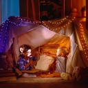 Ziemassvētku eglītei un dekoram viedā LED gaismas virtene Dots 200 RGB diodes 10m 4.5 W melns vads TWD200STP-BEU Twinkly