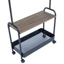 Drēbju pakaramais FRASER 74x35xH165cm, melns 17514