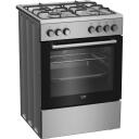 Beko FBE62130GXDN plīts, 600mm, 850mm, 66L, 4 gāzes zonas, elektriskā krāsns, 2900W, 2000W, 1000W, 2000W