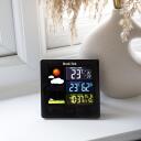 Bodi-Tek Meteoroloģiskā stacija BT-HGWS-EU/1,2, 60m, 0-50&deg;C, -19,9-59,9&deg;C, 20-95% RH, krāsains displejs, modinātājs