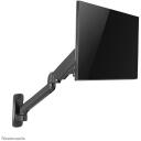 Neomounts sienas stiprinājums WL70-450BL11, 17-32 collas, 9 kg, VESA 75x75-100x100 mm, gāzes atsperes, 135&deg; slīpums, 360&deg; rotācija