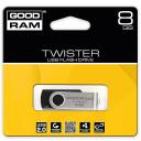 Goodram UTS2 USB m&auml;lupulk, UTS2-0080K0R11, 8 GB, USB 2.0, 20 MB/s, 5 MB/s, must