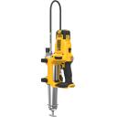 Dewalt Eļļo&scaron;anas pistole DCGG581P1G-QW, 690 Bar, 255ml/min, 400g kasetne, 1.2m &scaron;ļūtene, LED, iebūvēts ventilis