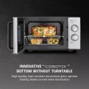 Brīvi stāvoša mikroviļņu krāsns ar grilu un keramisko pamatni 25 L 900 W sudraba MG25 Ecostyle 03329 Caso