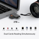 USB 3.0 Type-C&A SD ja microSD 3.0 kaardilugeja, TP-Link, UA430D, 1*USB 3.0 Type-C, 5Gbps, 1*USB 3.0 Type-A, 5Gbps, 1*SD, USH-I, kuni 200 MB/s, 2TB Max, 1*microSD(TF), USH-I, kuni 200 MB/s, 2TB Max, CE, FCC, RoHS, BSMI
